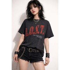 Machine Gun Kelly LOST Hide Your Drugs From Kids Graphic T Shirt Small